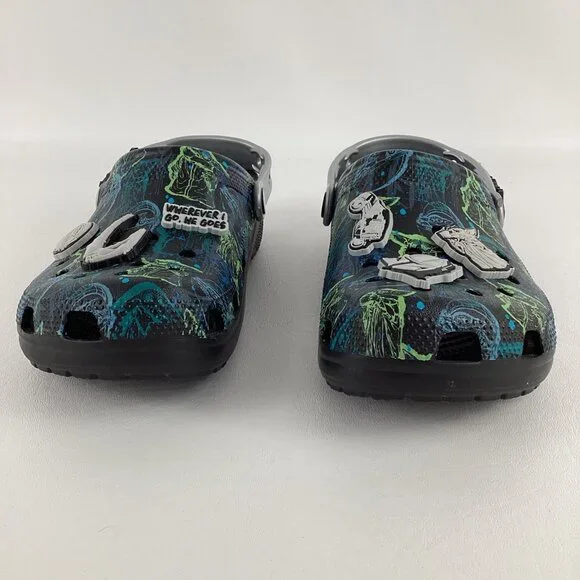 Crocs Star Wars Mandalorian Jibbitz Men Sz 6 Women 8 Unisex Slip On Sandal Shoe - Picture 4 of 10